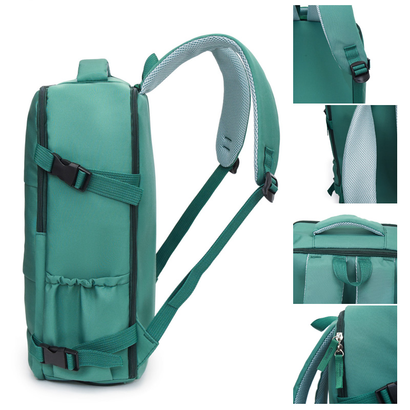 586751967 Mochila de Viaje Premium: Bolsa para Laptop Aprobada para Avión, Ideal para Escuela y Trabajo, Impermeable y de Equipaje de Mano para Hombres y Mujere