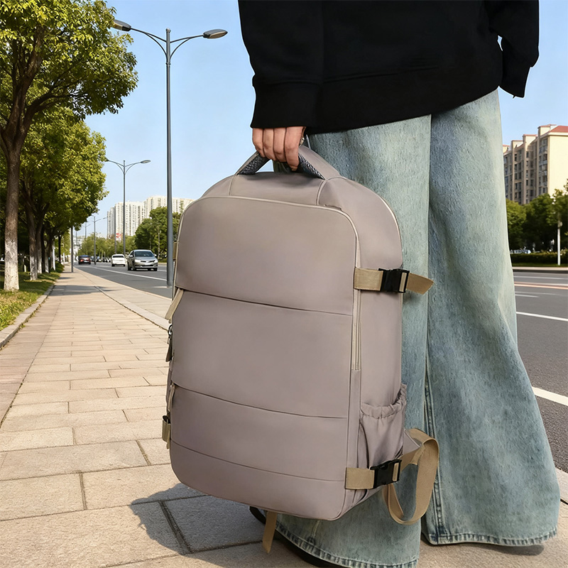 586751964 Mochila de Viaje Premium: Bolsa para Laptop Aprobada para Avión, Ideal para Escuela y Trabajo, Impermeable y de Equipaje de Mano para Hombres y Mujere