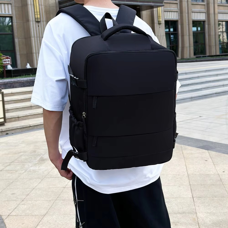 586751965 Mochila de Viaje Premium: Bolsa para Laptop Aprobada para Avión, Ideal para Escuela y Trabajo, Impermeable y de Equipaje de Mano para Hombres y Mujere