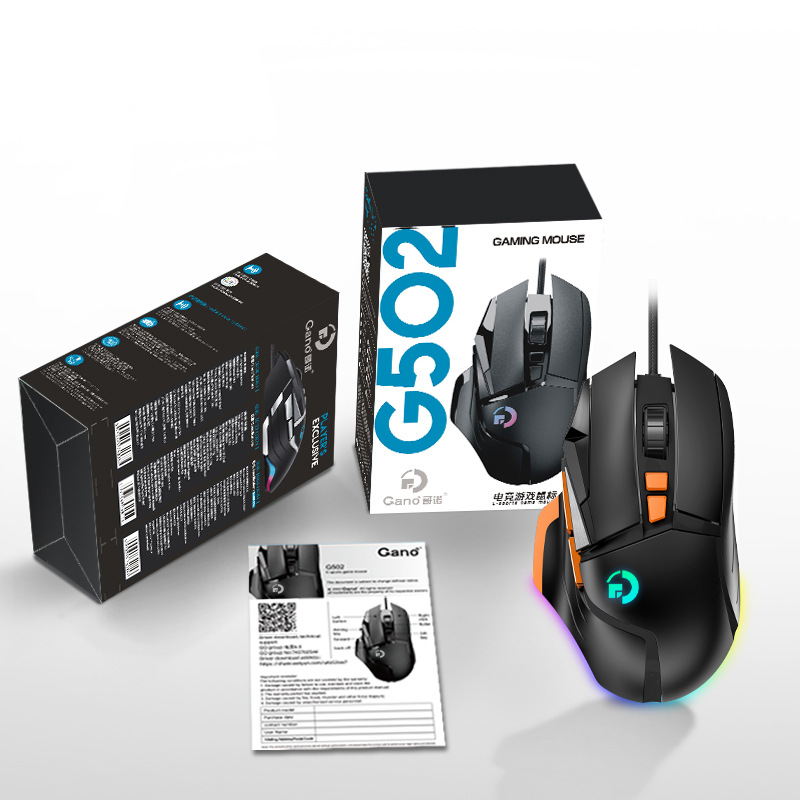 586879578 G502 ratón inalámbrico 2,4G modo dual portátil RGB
