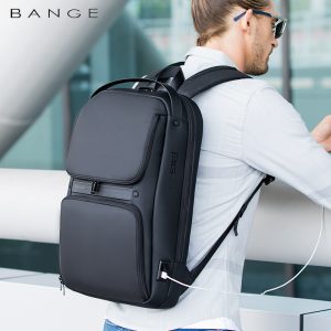 586751943 Mochila para Hombre con Puerto USB, Mochila Ejecutiva para Computadora, Trabajo y Uso Diario