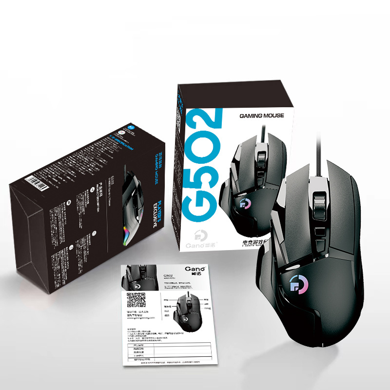 586879576 G502 ratón inalámbrico 2,4G modo dual portátil RGB