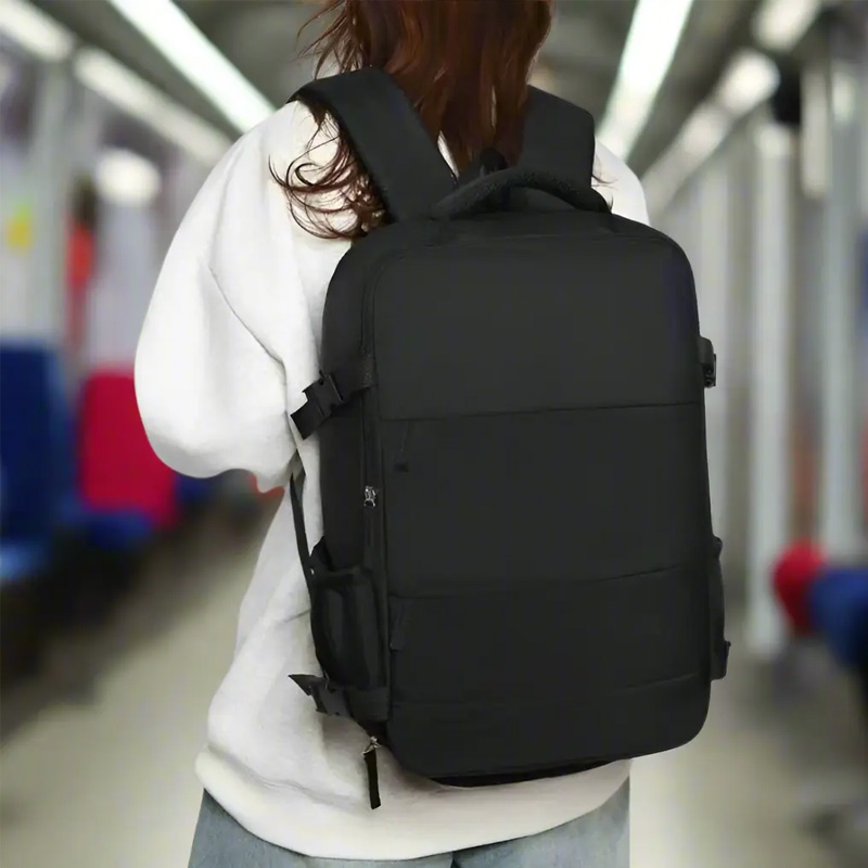 586751966 Mochila de Viaje Premium: Bolsa para Laptop Aprobada para Avión, Ideal para Escuela y Trabajo, Impermeable y de Equipaje de Mano para Hombres y Mujere